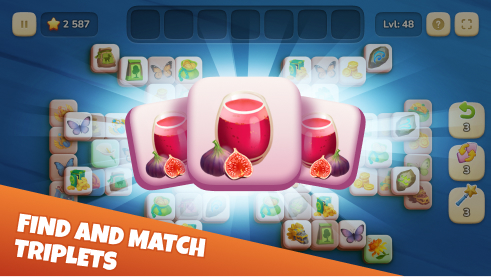 Triple match: Sweet Harmony - Finde und ordne Drillinge zu