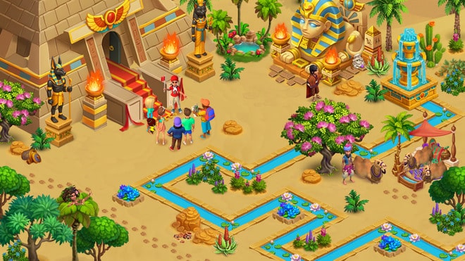 Egypt in Papaya game