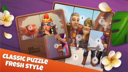 15 Puzzle - Klassisches Puzzle im frischen Stil