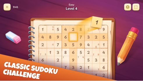 Sudoku Puzzle: Mosaic Journey - Défi Sudoku classique