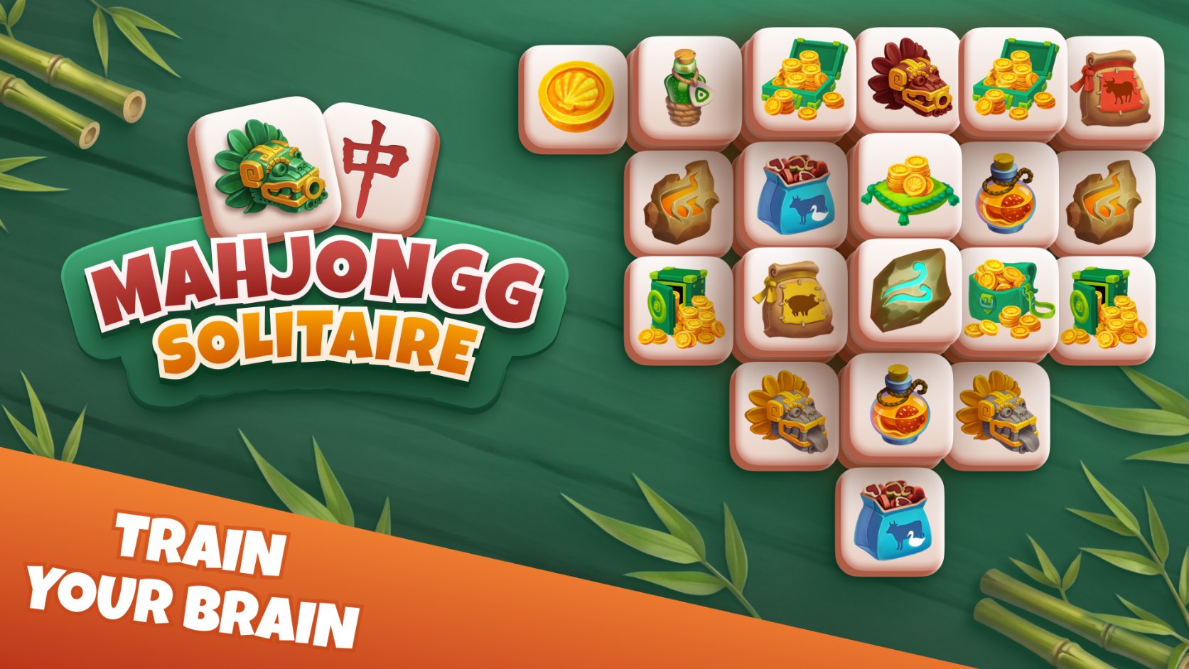 Mahjongg Solitaire: Match Tiles - Train je brein