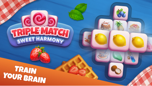 Triple match: Sweet Harmony - Trainiere dein Gehirn