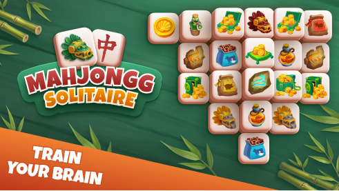 Mahjongg Solitaire: Match Tiles - Тренуй мозок